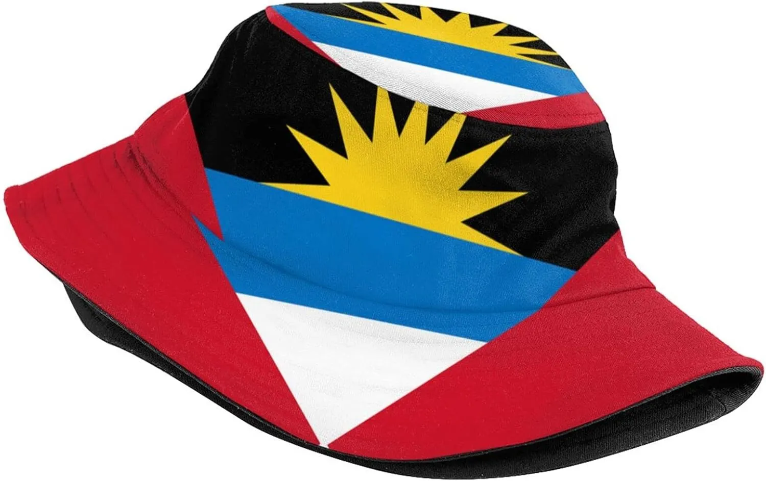 Cute Flag Bucket Hats Fashion Sun Cap Packable Outdoor Patriotic Fisherman Hat for Women Men