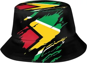 Cute Funny Flag Bucket Hats Fashion Patriotic Sun Cap Packable Outdoor Fisherman Hat for Women Men