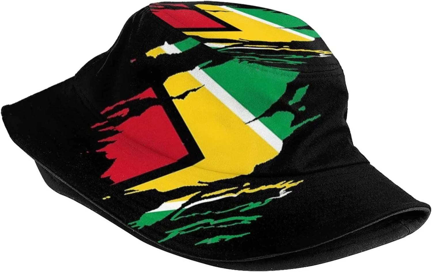 Cute Funny Flag Bucket Hats Fashion Patriotic Sun Cap Packable Outdoor Fisherman Hat for Women Men