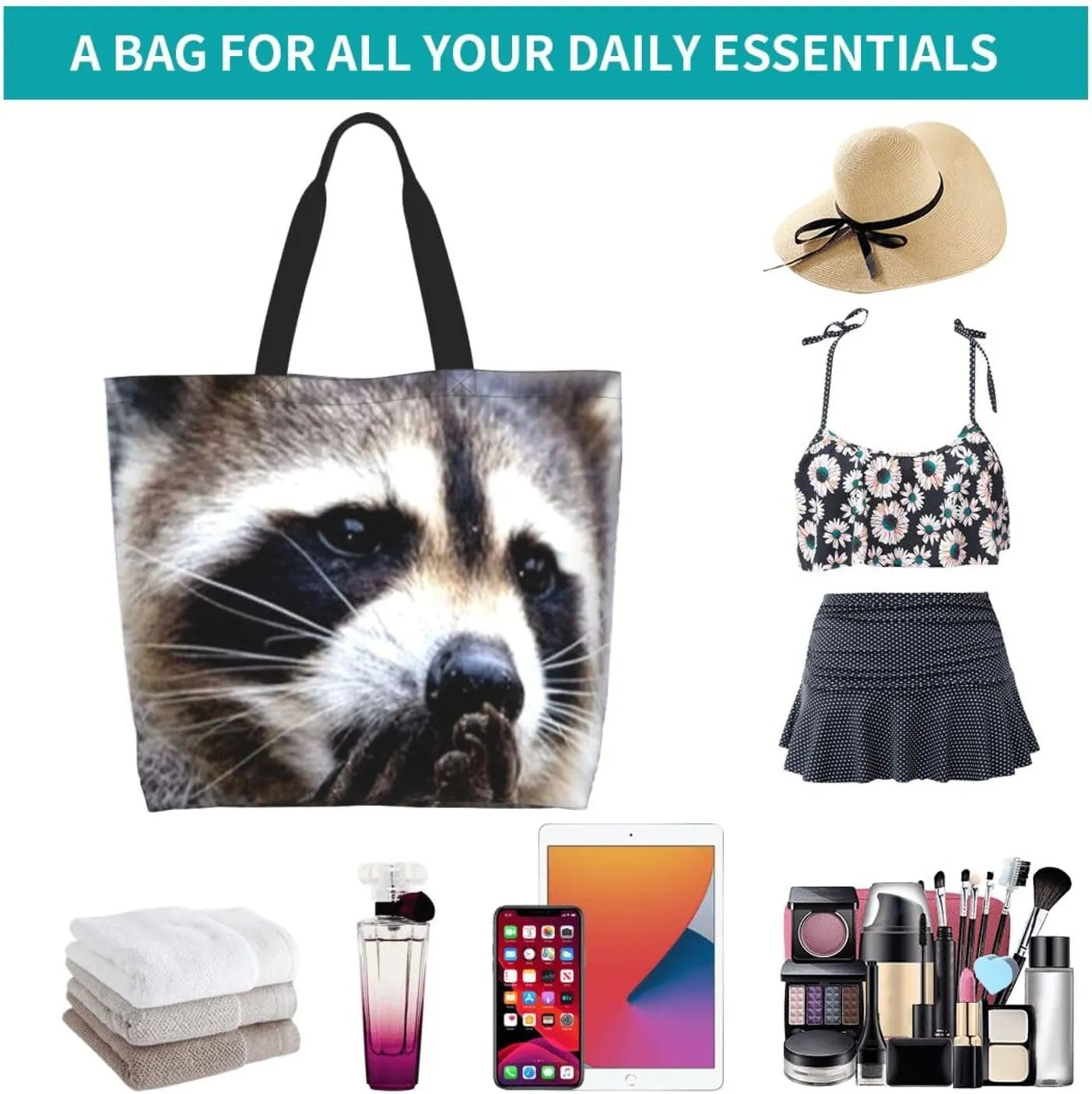 Cute Sheeps Tote Bag Shopping Bag Portable Handbags Tote Shoulder Bucket Bags for Women