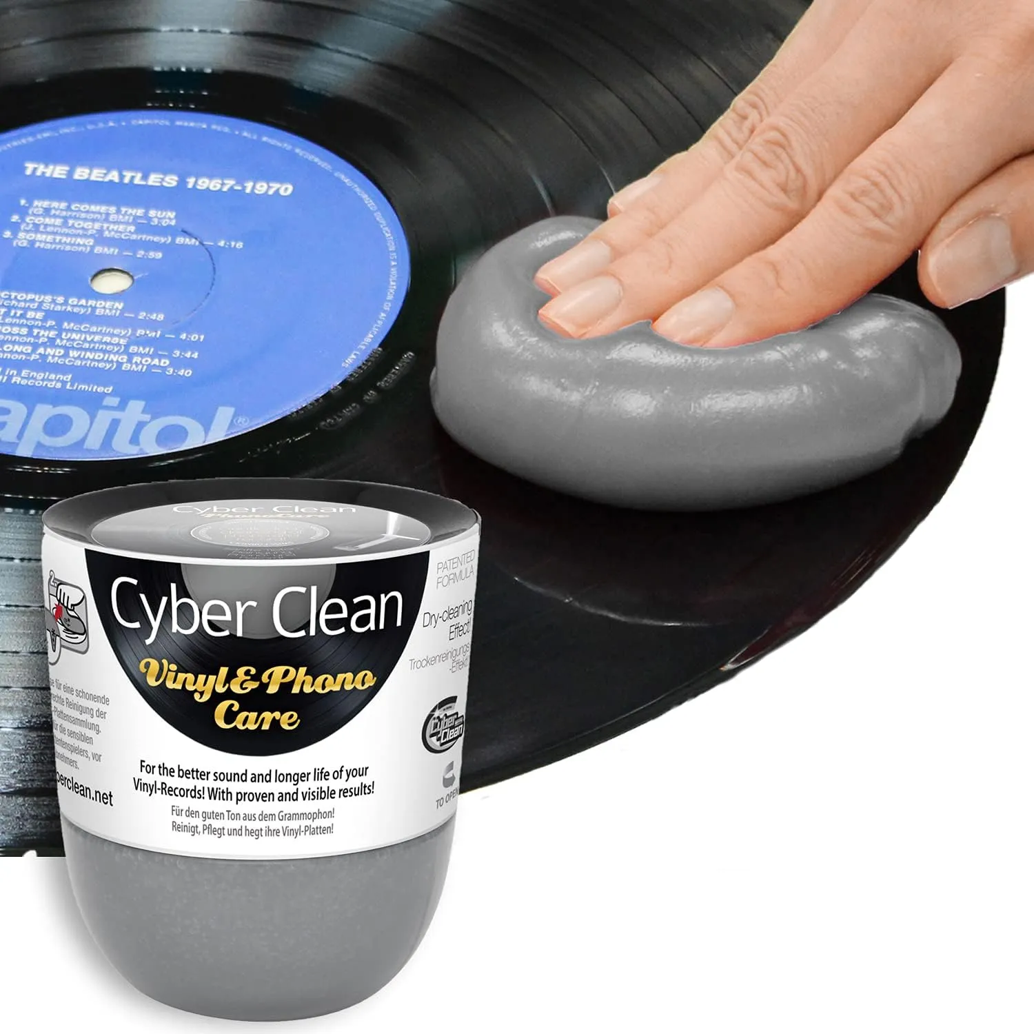 Cyber Clean Vinyl Record Cleaner, Vinyl and Phono Care Cup, 5.64 Ounce
