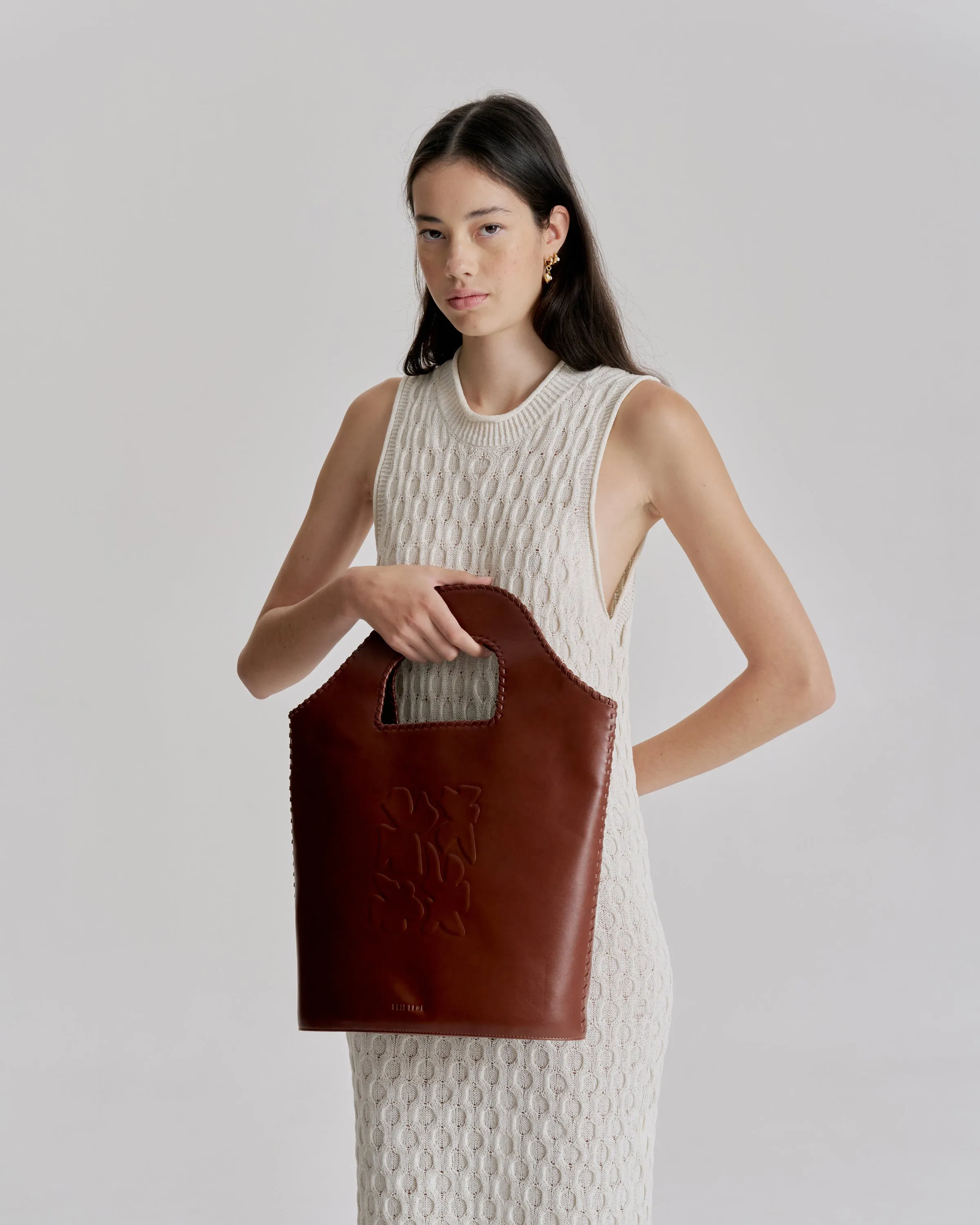 Daphne Tooled Bucket Bag (RRP 279AUD)