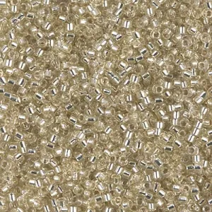 DB 1432, Lemonade-Silver Lined-Transparent - Miyuki Delica Beads - Size 11 - 5 grams - Japanese Cylinder Beads - Retail & Wholesale