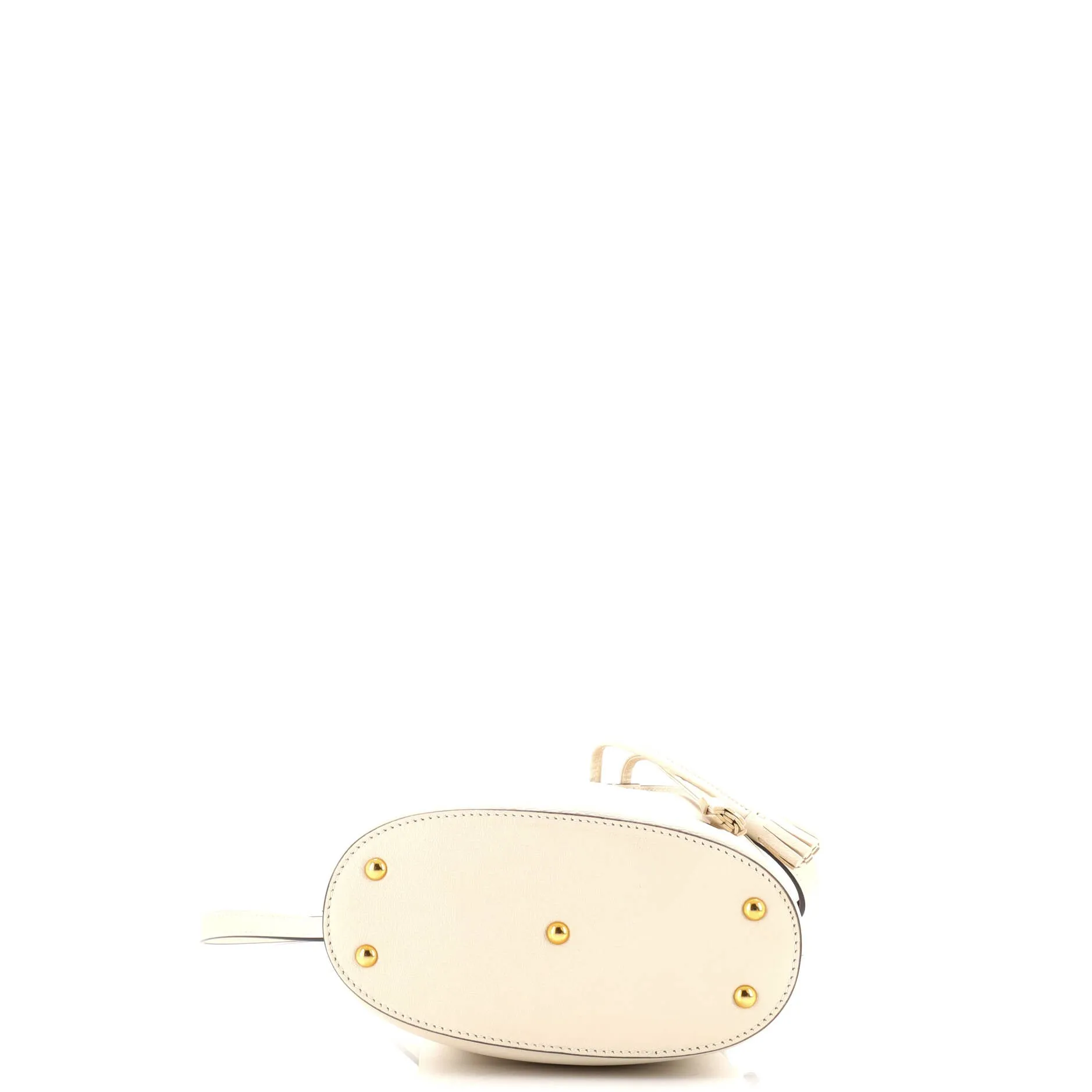 Diana NM Bamboo Drawstring Bucket Bag Leather Mini