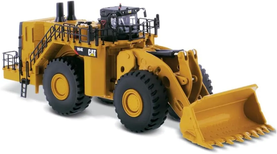 Diecast Masters 1:125 Scale Caterpillar 994K Wheel Loader Tractor Truck | Elite Series Cat Trucks & Construction Equipment Model 85535