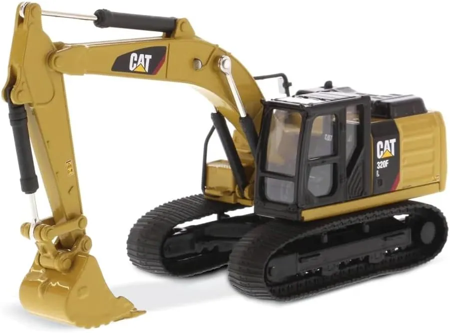 Diecast Masters 1:64 Scale Caterpillar 320F L Hydraulic Excavator Model 85690 | Play & Collect Series Cat Construction Equipment