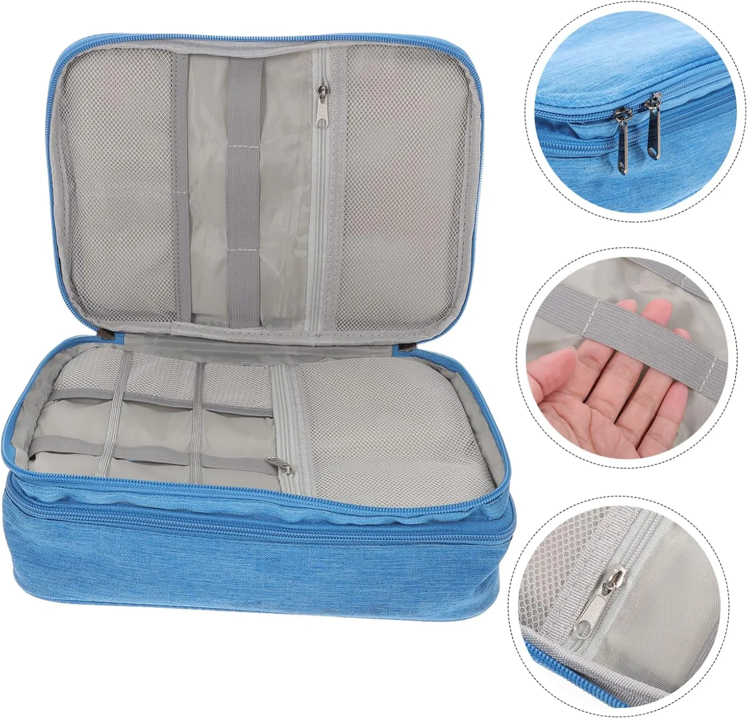 DOITOOL Electronic Storage Bag Travel Accessories Case Skateboard Backpack Data Line Outdoor Bag Polyester