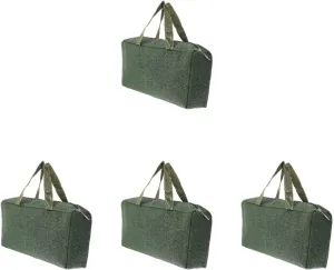 DOITOOL Multi Tool 4pcs Canvas Wearproof Bag Pliers Wide Organizer Electrician Pouch Bags Mouth Holder Car Duty Nails Tote Screwdrivers Handbag Storage for Heavy Container Tools Tool Mechanic Tools