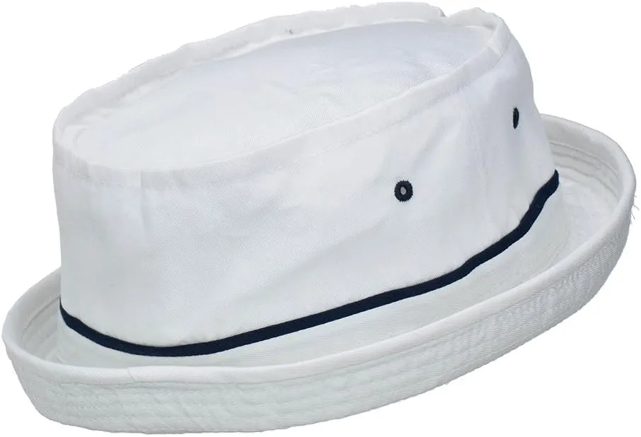 e4Hats.com Striped Roll Up Bucket Hat