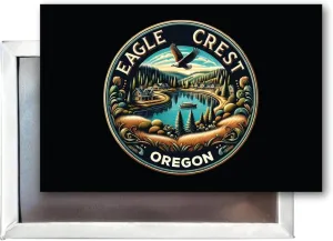 Eagle Crest Oregon Souvenir Destination 2x3-Inch Fridge Magnet 4-Pack