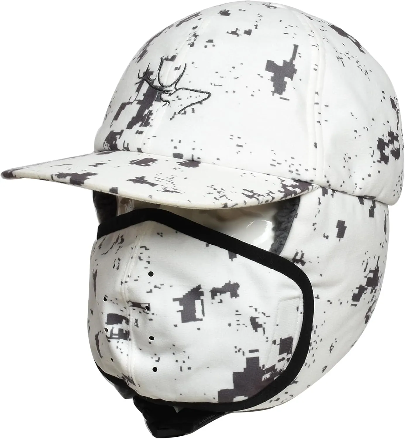 EDTREK Waterproof Trapper Hat with Face Mask for Coldest Conditions - Backcountry Winter Bomber Hat
