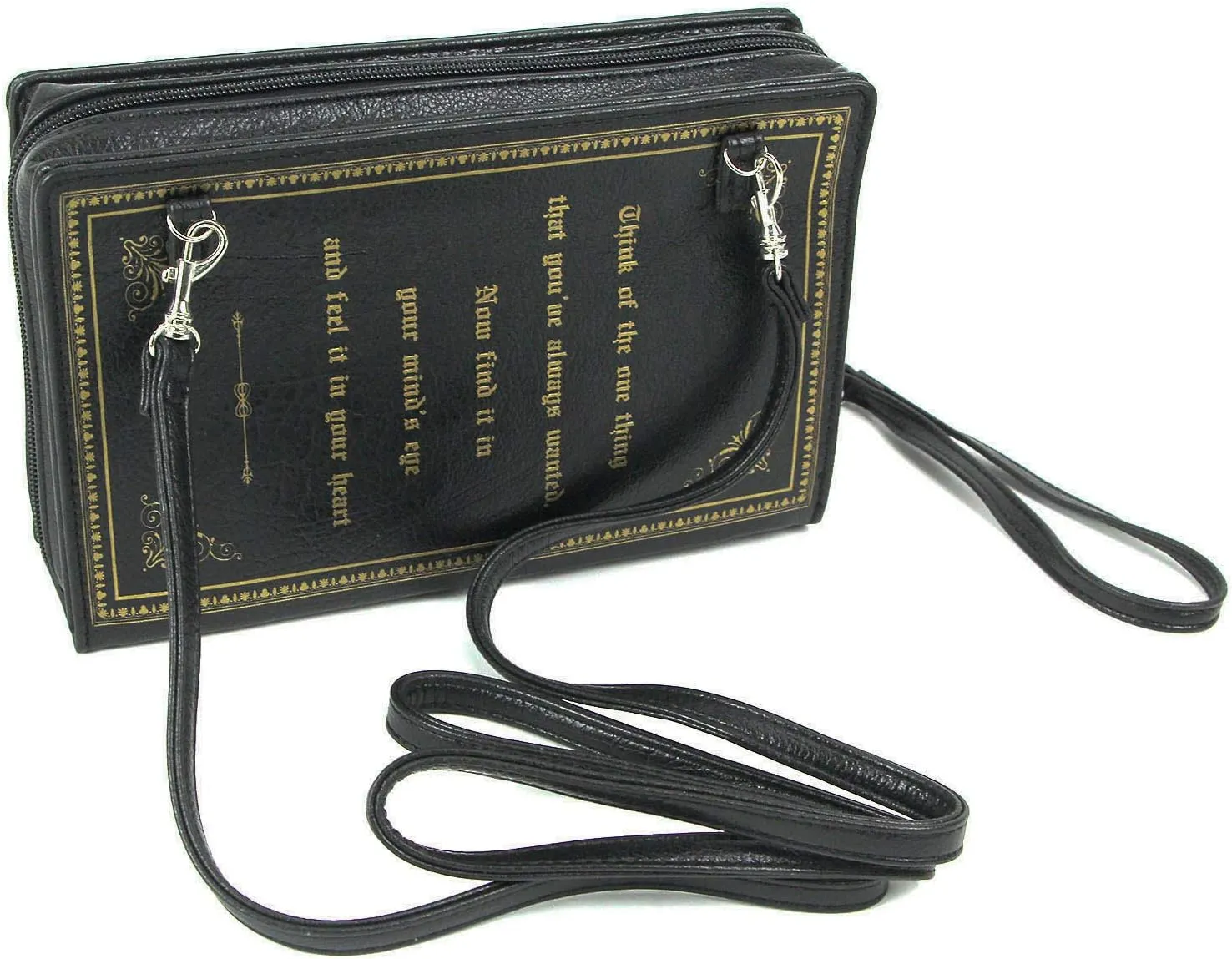 Elegant Literary Novelty Clutch Purse Collection: Book-Shaped Handbags with Crossbody and Wrist Strap Options