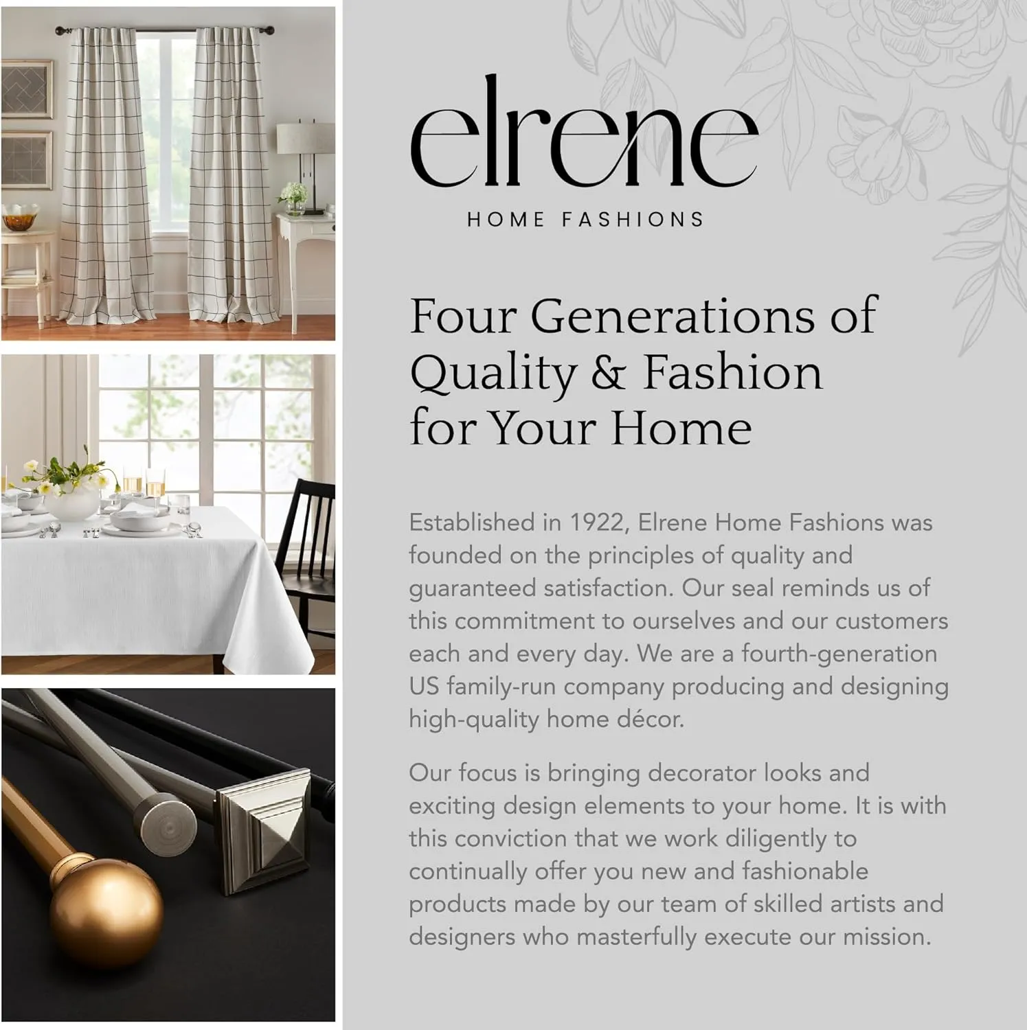 Elrene Home Fashions Harvest Vintage Leaves Water- and Stain-Resistant Vinyl Tablecloth with Flannel Backing, 60"x102" Rectangle