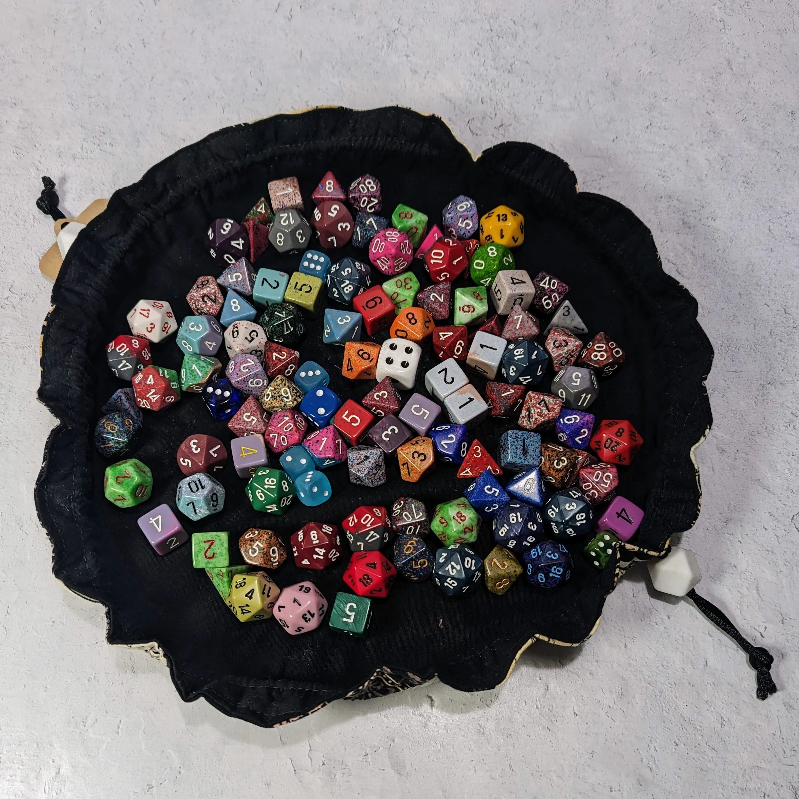 Elysian Minuet Dice and Ditty Bag