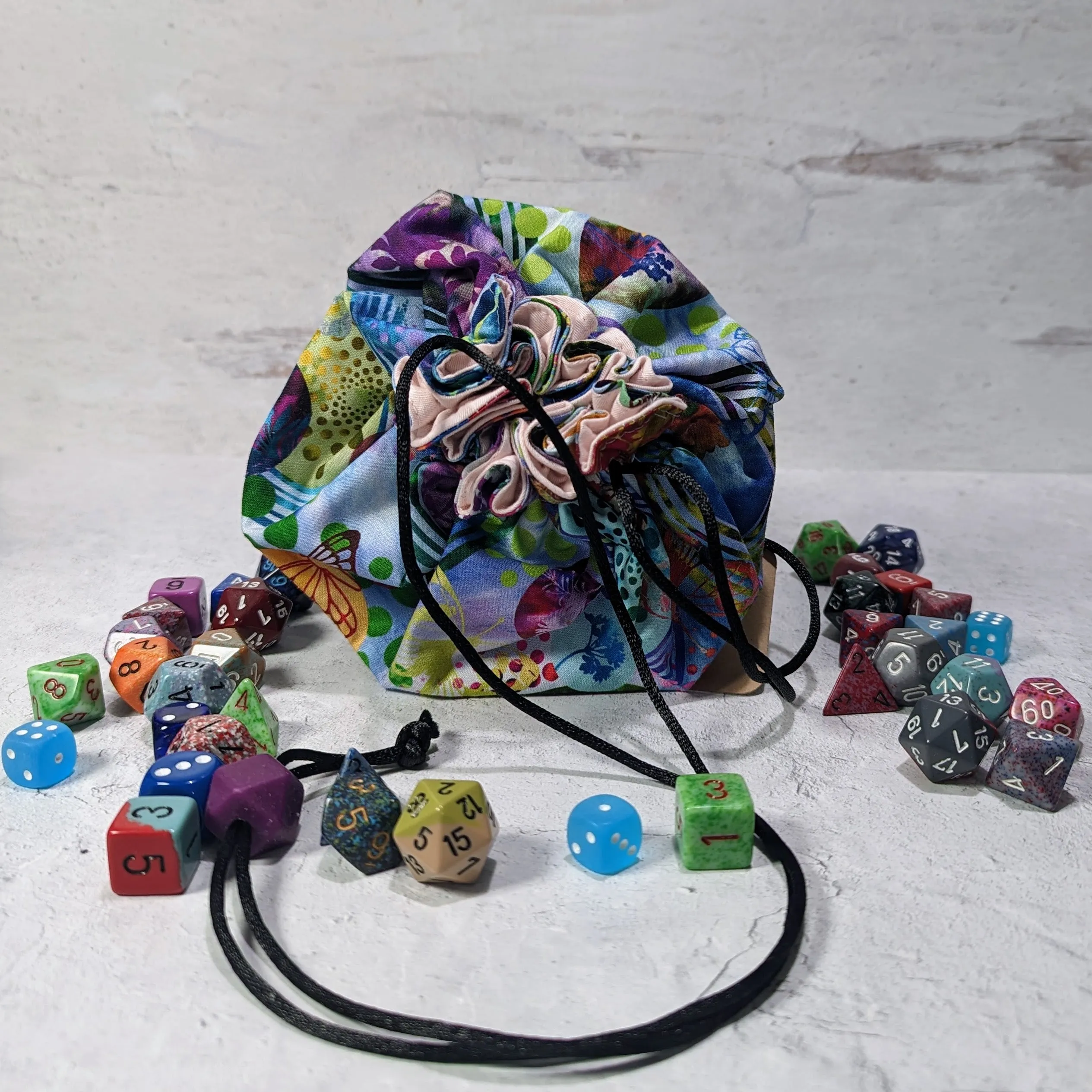 Elysian Minuet Dice and Ditty Bag