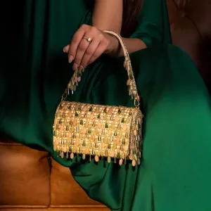 Embellished Tassel Detail Handbag