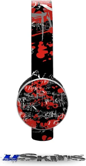 Emo Graffiti Decal Style Skin (fits Sol Republic Tracks Headphones - Headphones NOT Included)