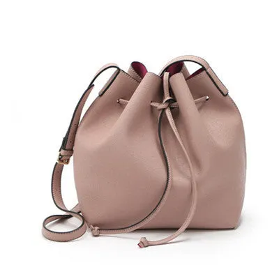 est M Bucket Bag All-Match Women PU Leather Hand Bag Top Famous Designer Bags Cross-Body Handbag Fashion Women Bags