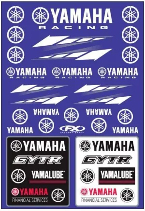 Factory Effex 22-68232 Universal Graphics Kit - Yamaha Racing