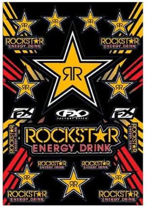 Factory Effex Rockstar Mylar Sticker KIT