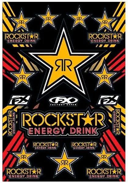 Factory Effex Rockstar Mylar Sticker KIT
