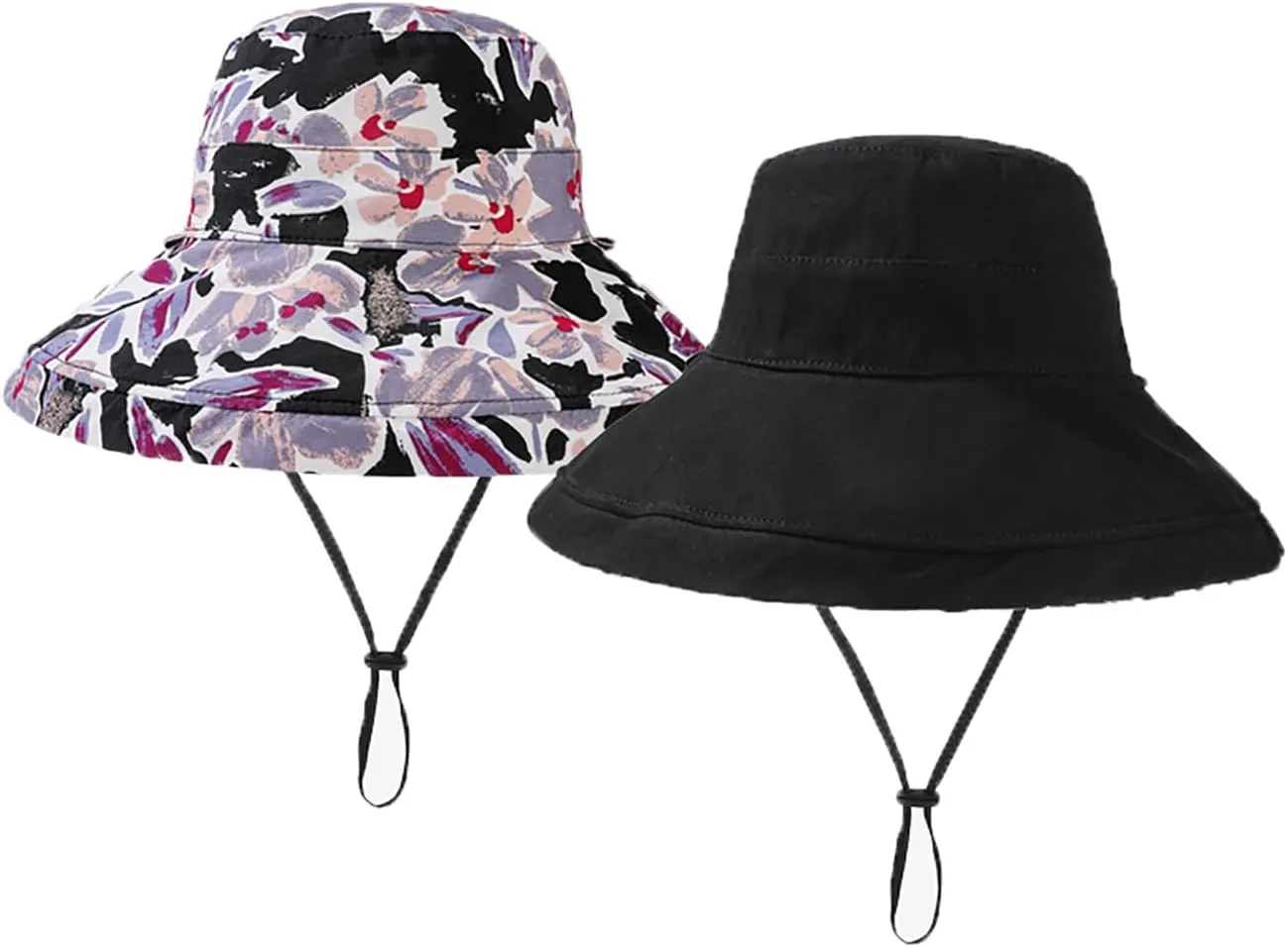 FaroDor Women's Reversible Bucket Hat UV Protection Packable Travel Cap Wide Brim Sun Hats