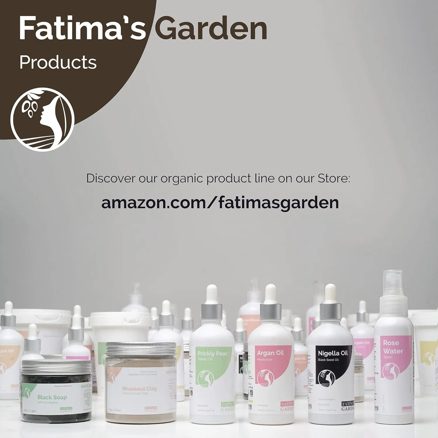 Fatima's Garden Rose Oil Black Soap - Natural Exfoliator, 250g