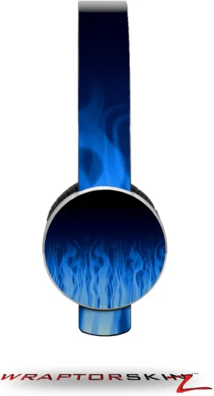 Fire Blue Decal Style Skin (fits Sol Republic Tracks Headphones - Headphones NOT Included)
