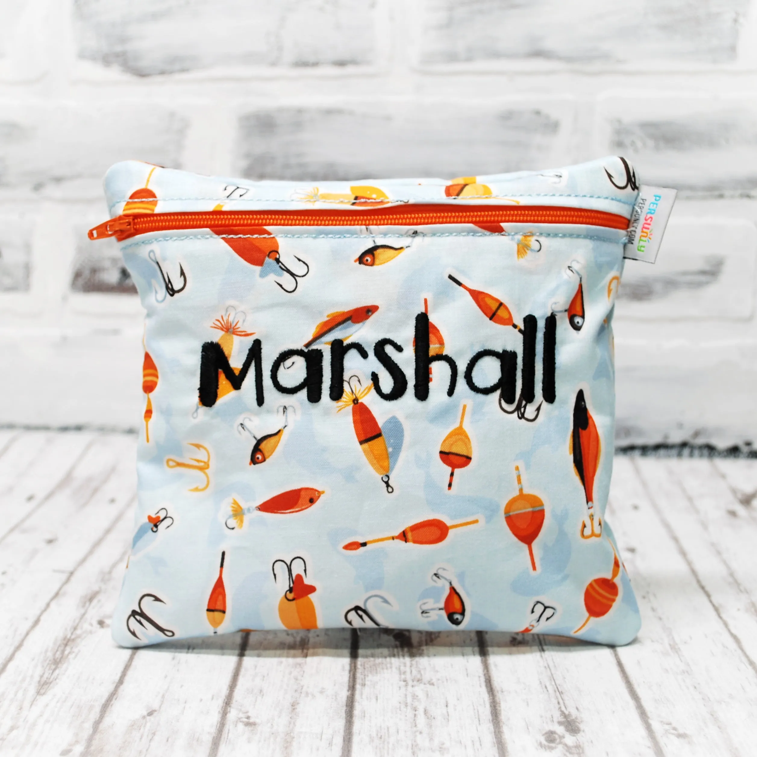 Fishing Lures Personalized Reusable Food Bag