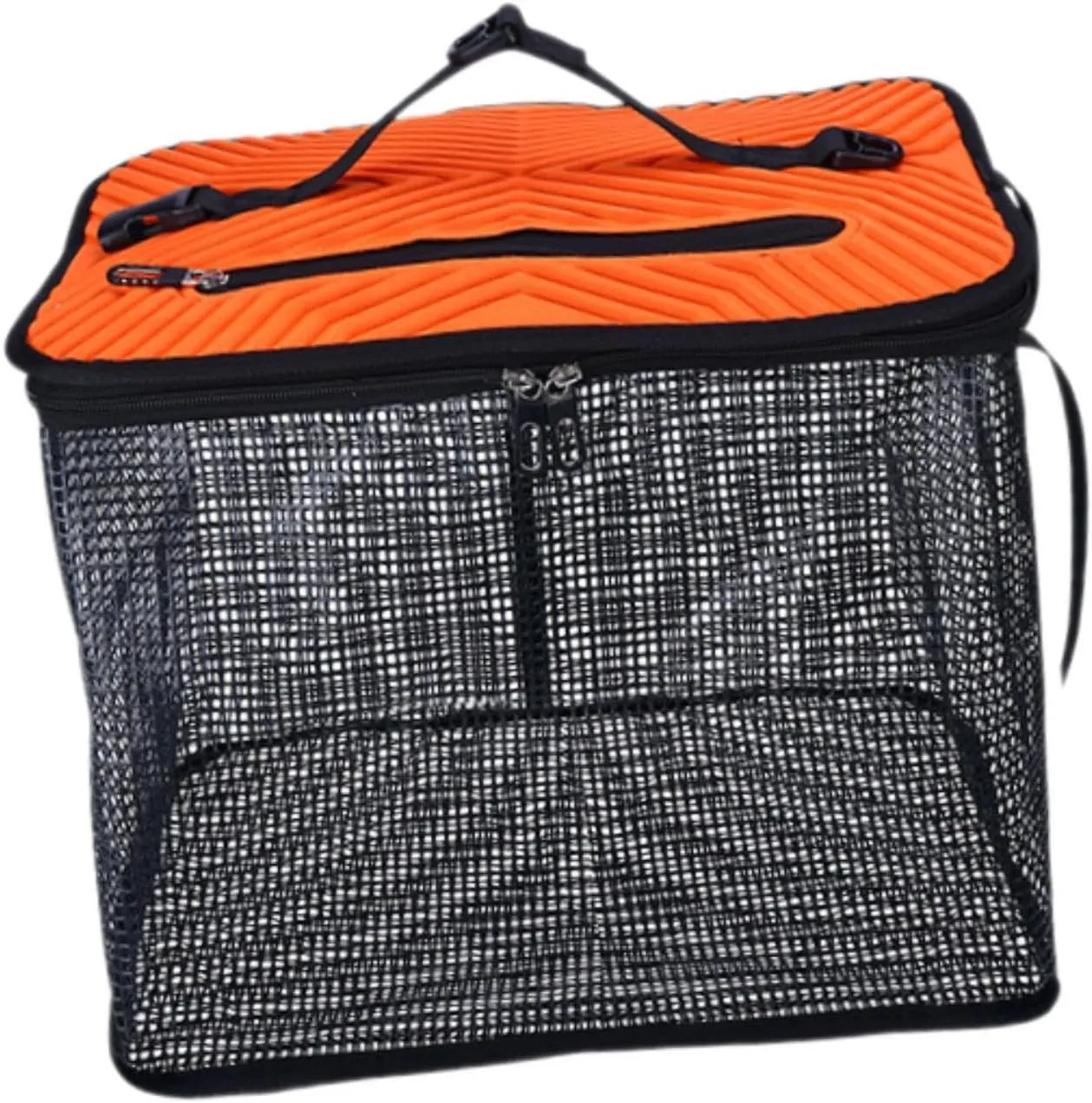 Fishing Net Fish Basket Sturdy Lightweight Portable Multiuse Foldable Fish Cage Fishing Bucket for Sea Fishing Outdoor Parts