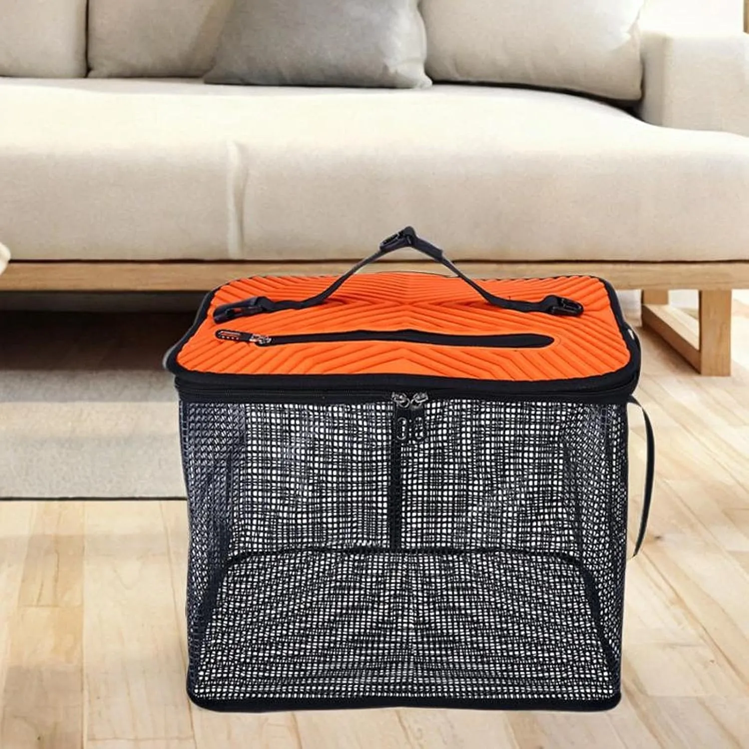Fishing Net Fish Basket Sturdy Lightweight Portable Multiuse Foldable Fish Cage Fishing Bucket for Sea Fishing Outdoor Parts
