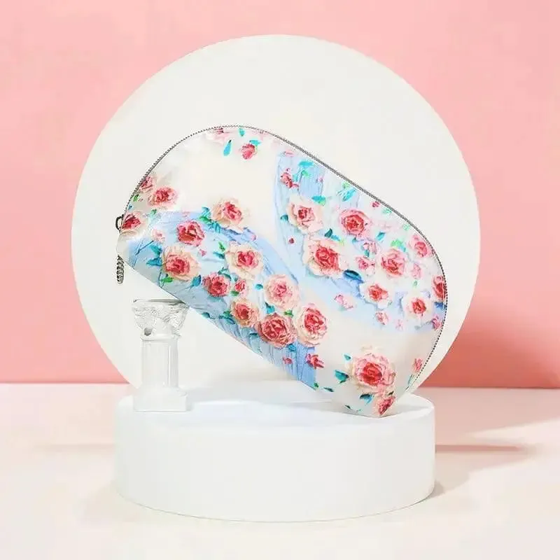 FLORAL TOILETRY BAG