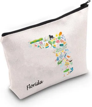 Florida Cosmetic Bag Florida Gift Welcome To Florida Moving to Florida Gift Florida Travel Gift (Florida Cosmetic)