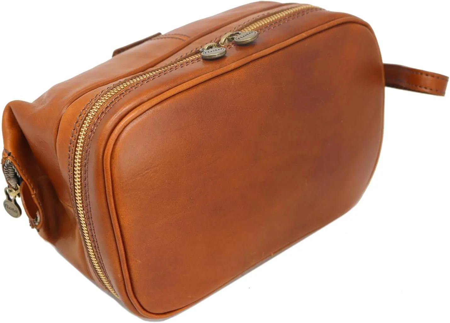 Floto Leather Toiletry Dopp Bag - Stylish & Durable Travel Organizer | Positano