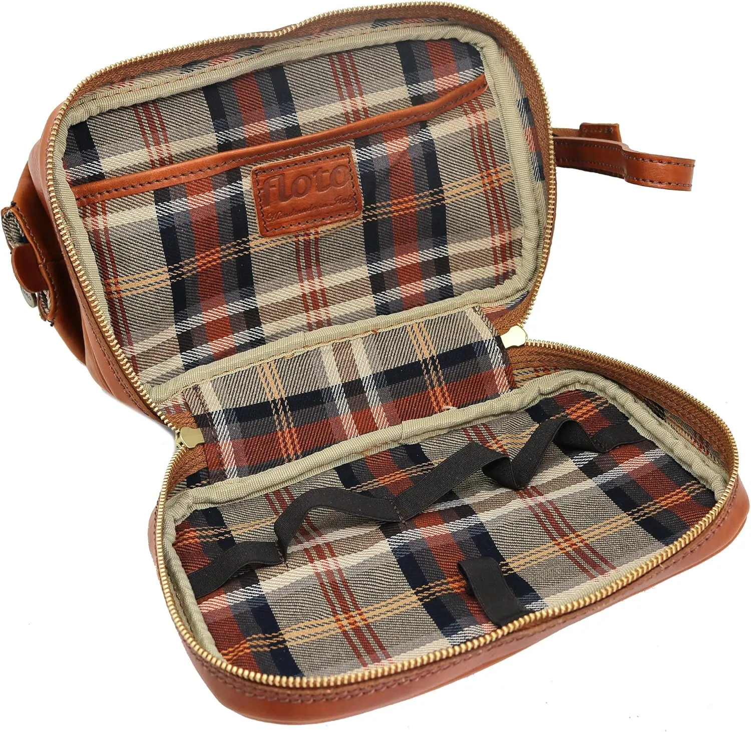 Floto Leather Toiletry Dopp Bag - Stylish & Durable Travel Organizer | Positano