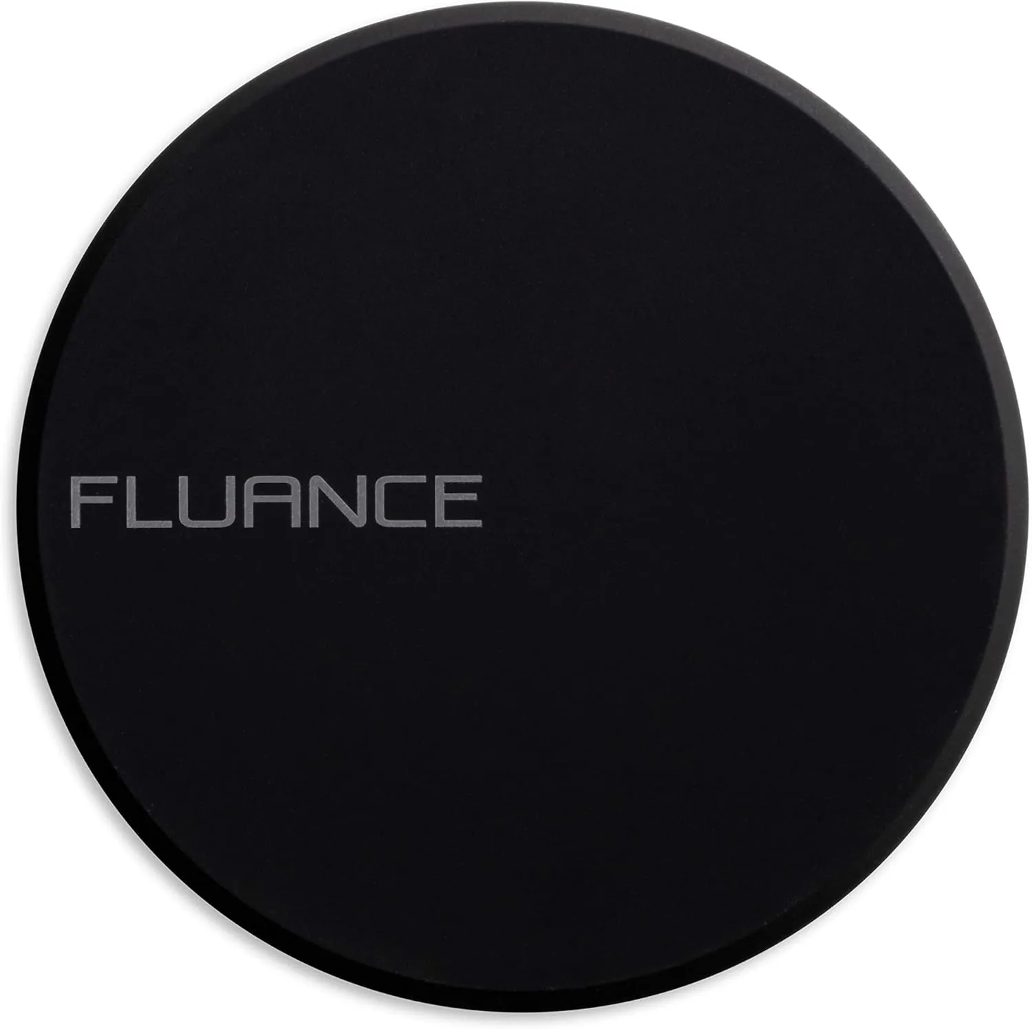 Fluance HiFi Vinyl Record Weight Stabilizer High Mass 760 gram Steel LP Disc Turntable Accessory with Antiresonance Rubberized Coating and Protective Velvet Pad for Vibration Damping (RW03)