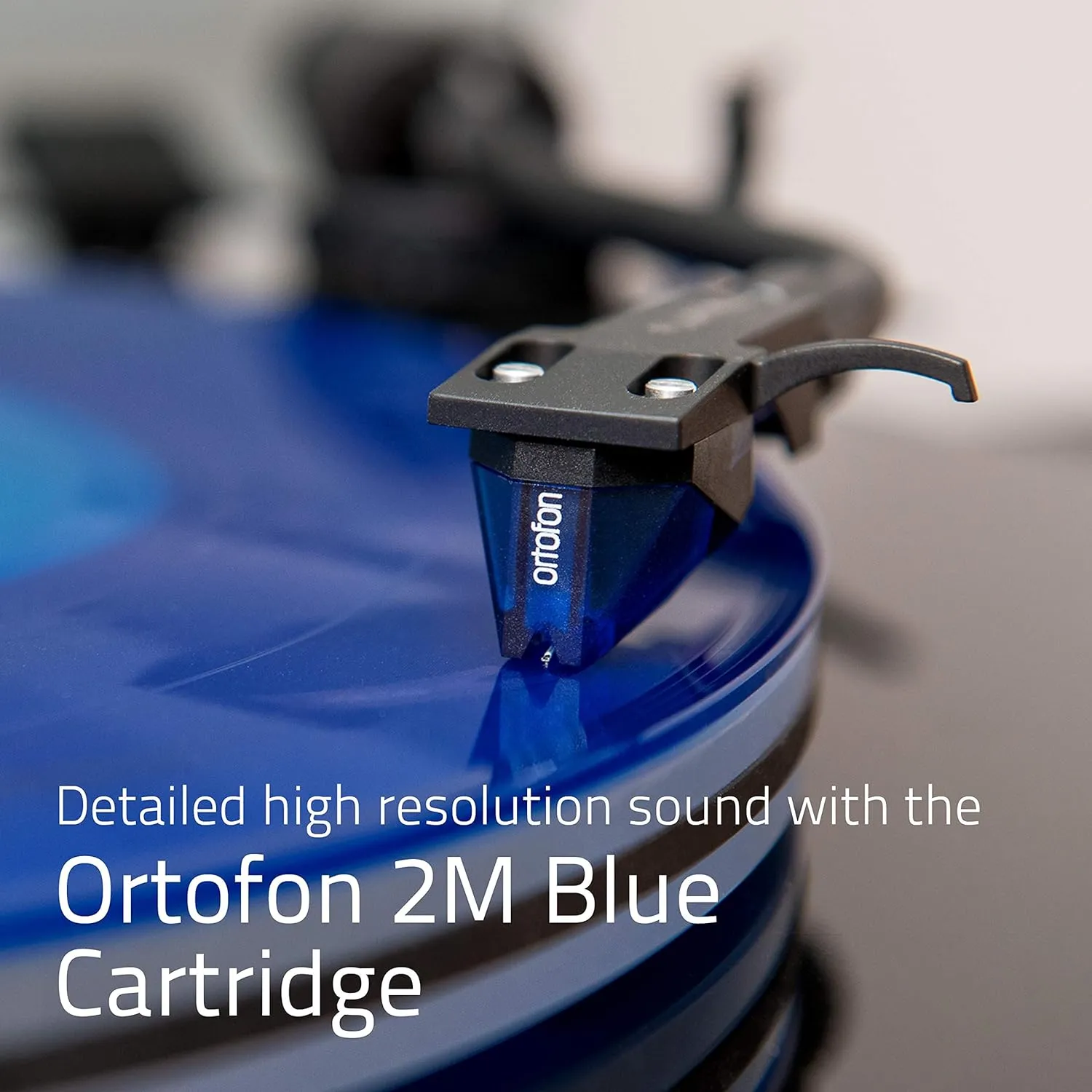 Fluance RT85 Turntable with Ortofon Cartridge, Acrylic Platter, Speed Control, and Vibration Isolation - Walnut