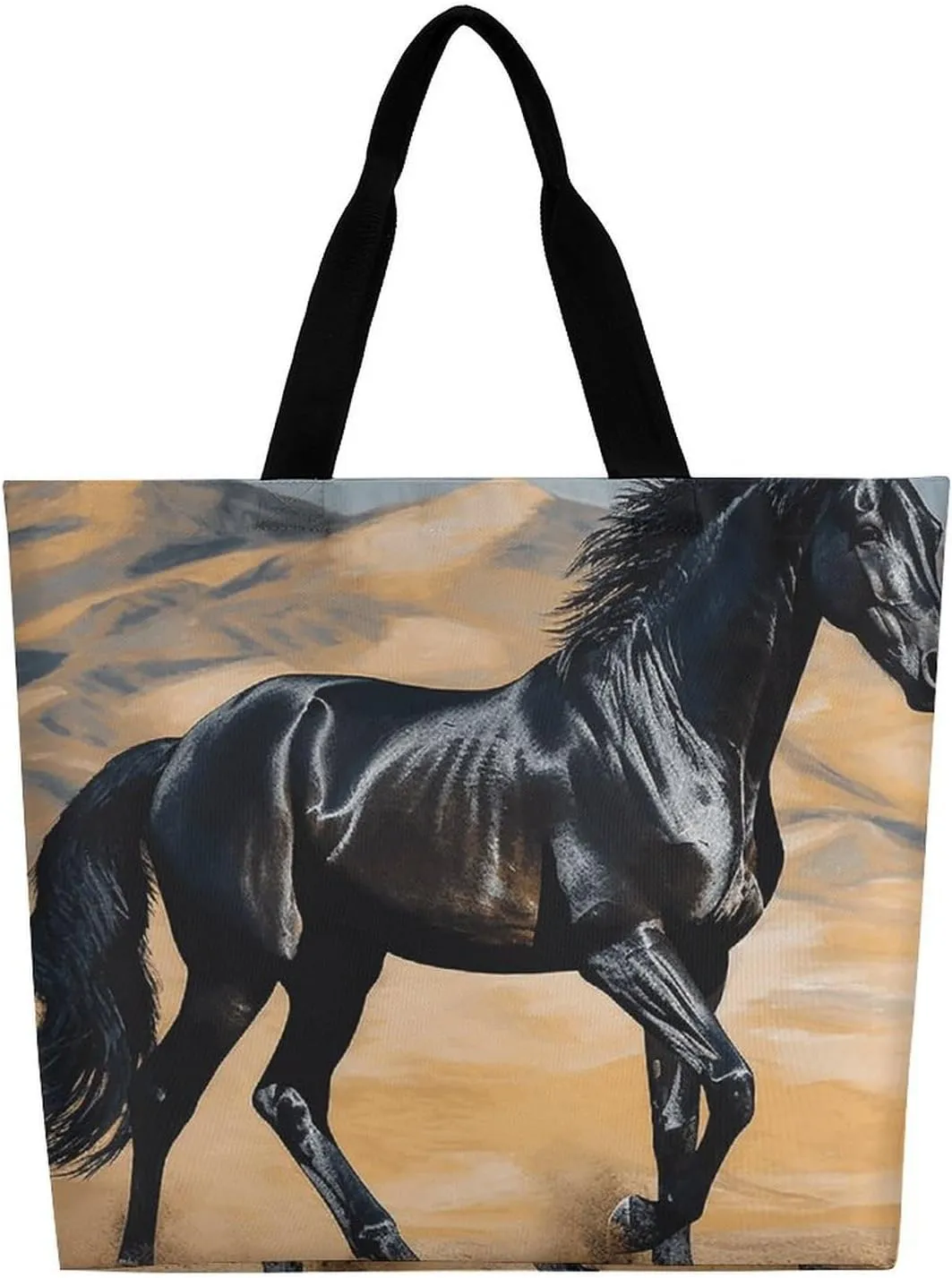 Foldable Grocery Bag Reusable Shopping Bag Resin Squirrel Tote Bag Casual Handbags for Work Shopping