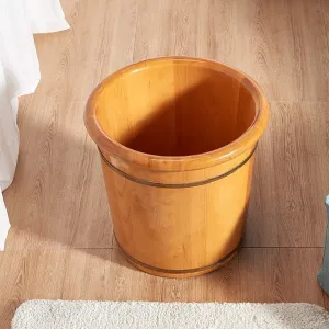 Foot Tub Foot Bath Bucket foot bath wooden bucket Wooden Foot Basin Tub Bucket - Perfect for Spa, Sauna, and Foot Soaks - Indulge in a Relaxing Foot Massage and Soothing Foot Bath Experience WEWYQSJXB