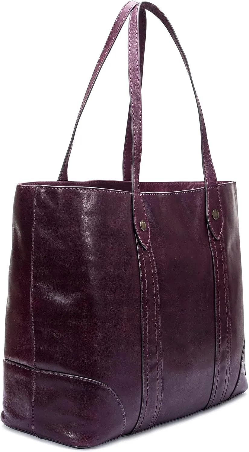 Frye Women's Melissa Shopper Tote Bag, Stylist Large Handbag with Adjustable Strap & Pockets