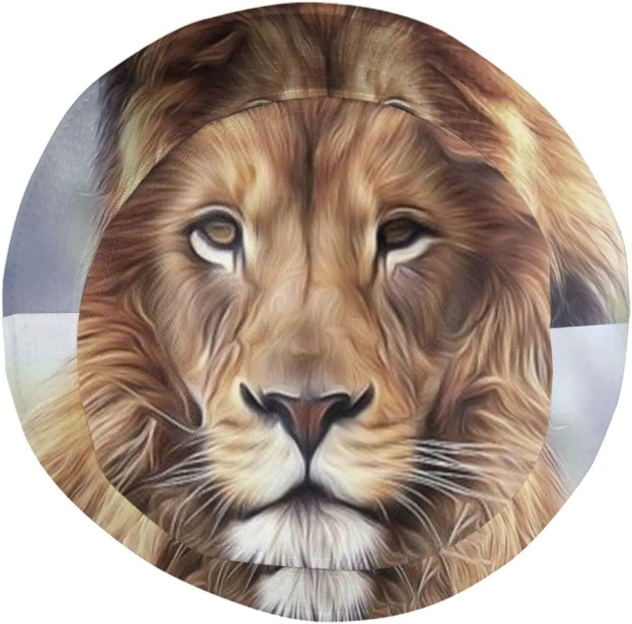 Funny Lion Bucket Hats Summer Travel Beach Sun Hat Outdoor Animal Cap Unisex Women Men