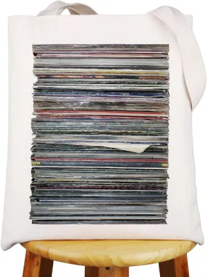 G2TUP Vinyl Record Tote Bag Vinyl Collector Gifts Vinyl Lover Gift Vinyl Record Player Shoulder Bag Music Collection Gifts