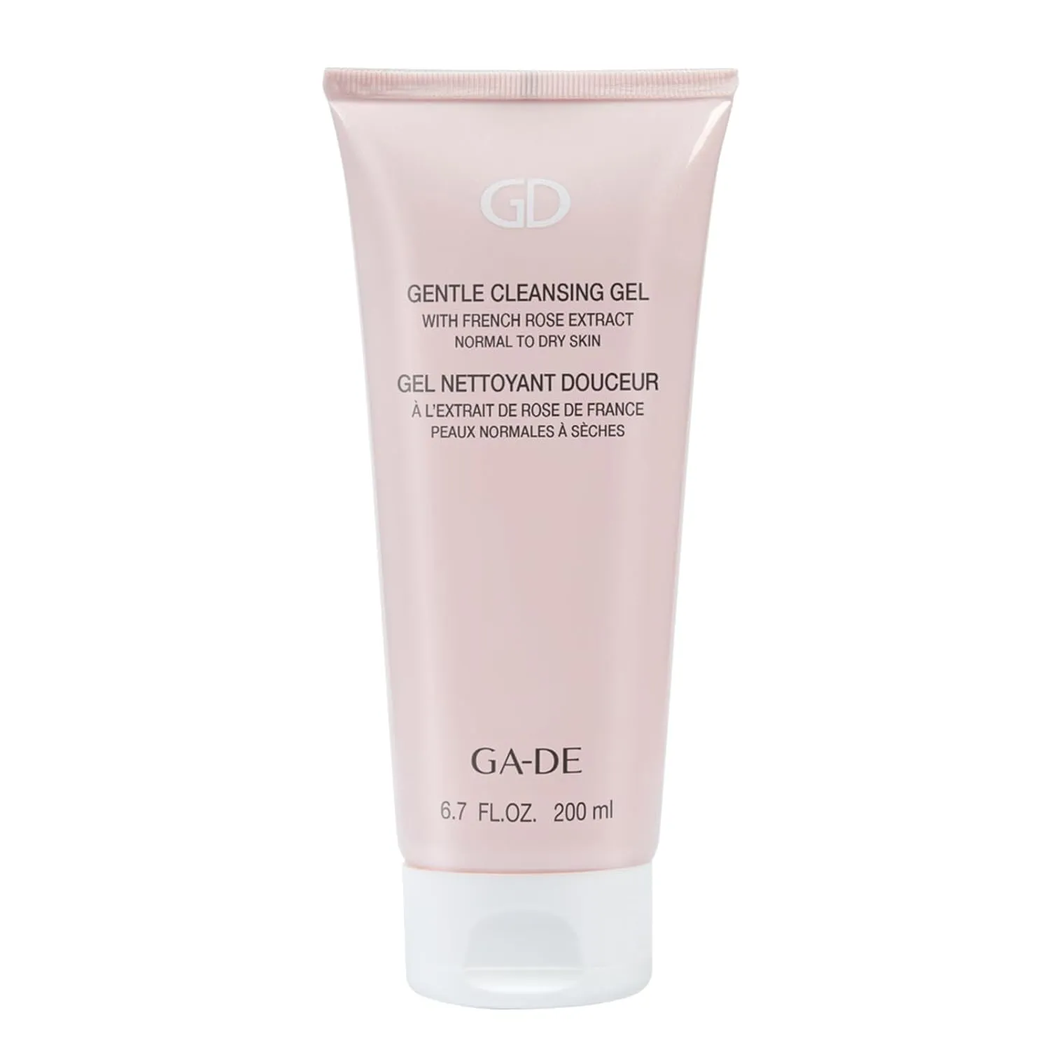 GA-DE Gentle Cleansing Gel - Normal to Dry Skin - Nourishing Fresh Cleansing Gel with French Rose, Purple Orchid, and Vitamin E - 6.7 oz