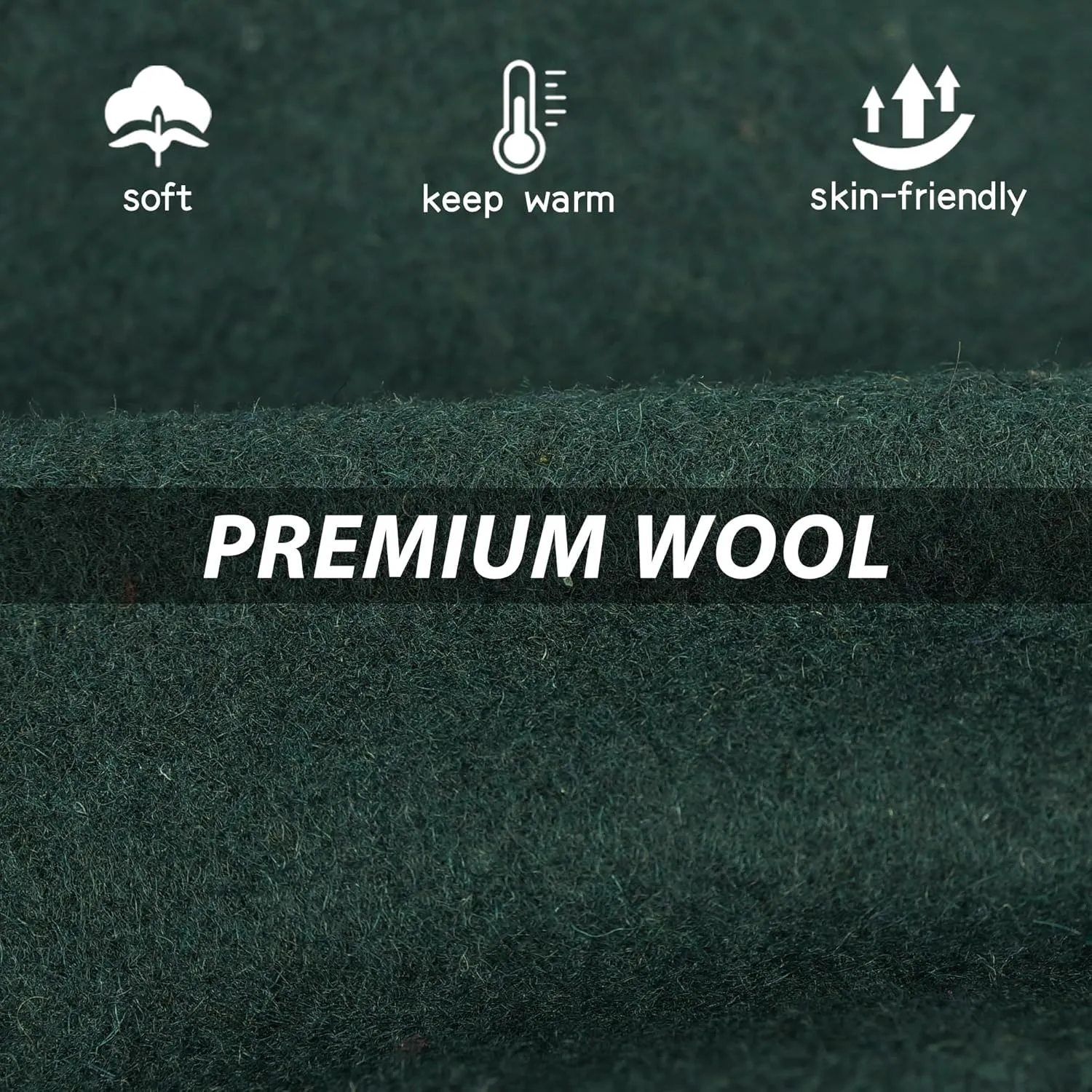 GADIEMKENSD Winter Bucket Hat - Premium Wool, Packable, Plain Colors, Unisex Warm Hat