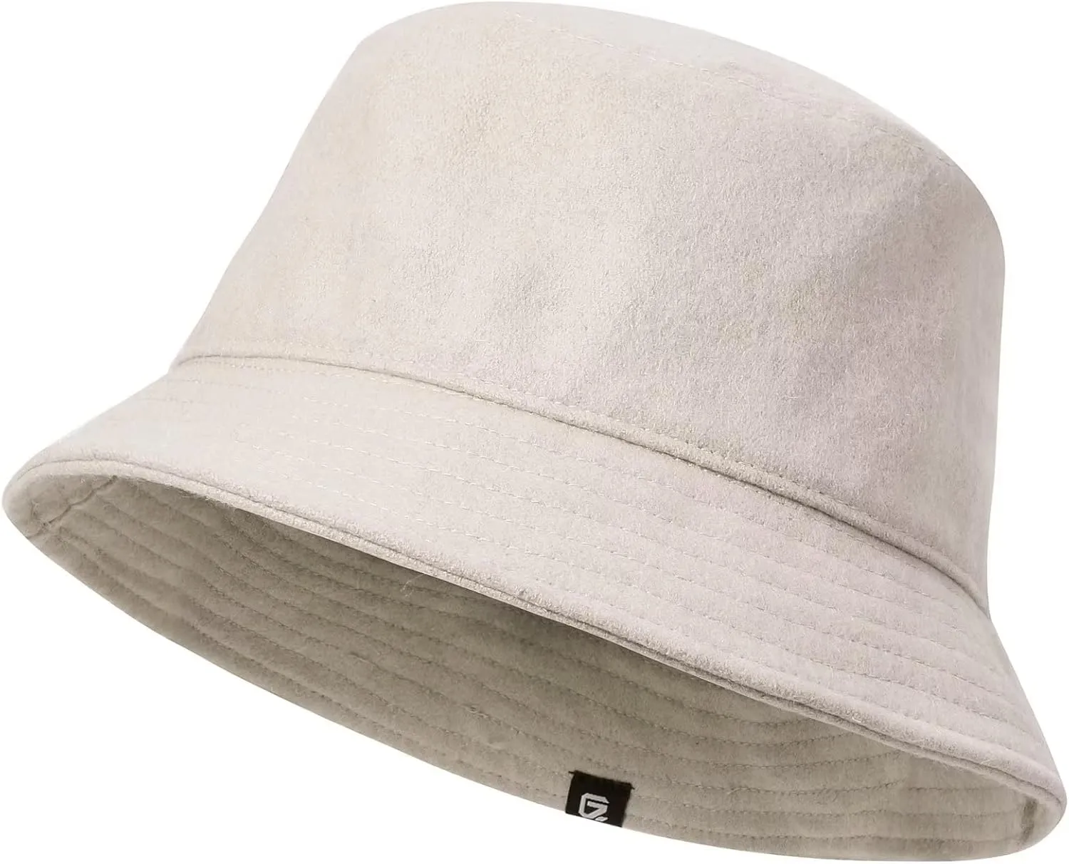 GADIEMKENSD Winter Bucket Hat - Premium Wool, Packable, Plain Colors, Unisex Warm Hat