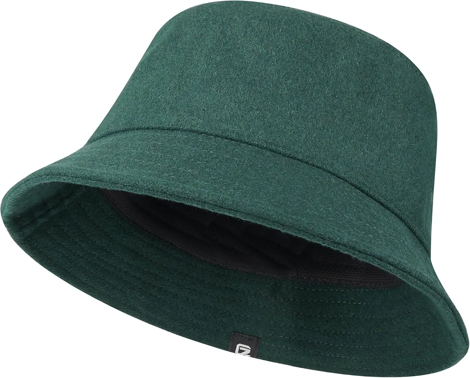 GADIEMKENSD Winter Bucket Hat - Premium Wool, Packable, Plain Colors, Unisex Warm Hat