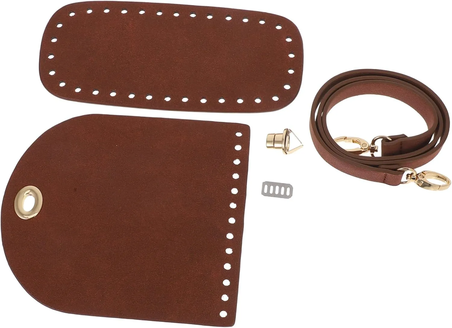 Gadpiparty -Purpose Shoulder Bag Kit Pu Sewing Supplies Handbag Making Materials DIY Purse Kit