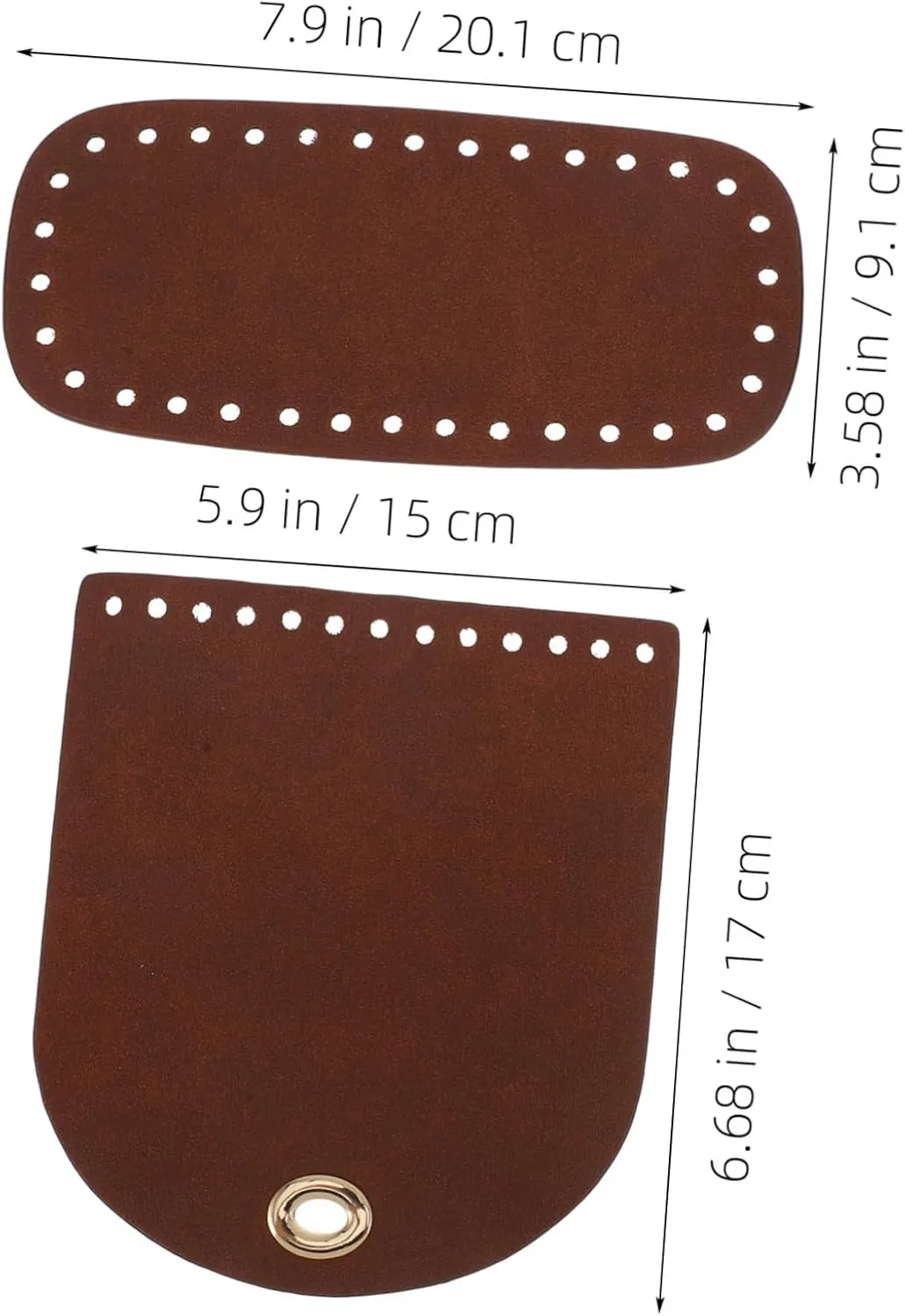 Gadpiparty -Purpose Shoulder Bag Kit Pu Sewing Supplies Handbag Making Materials DIY Purse Kit
