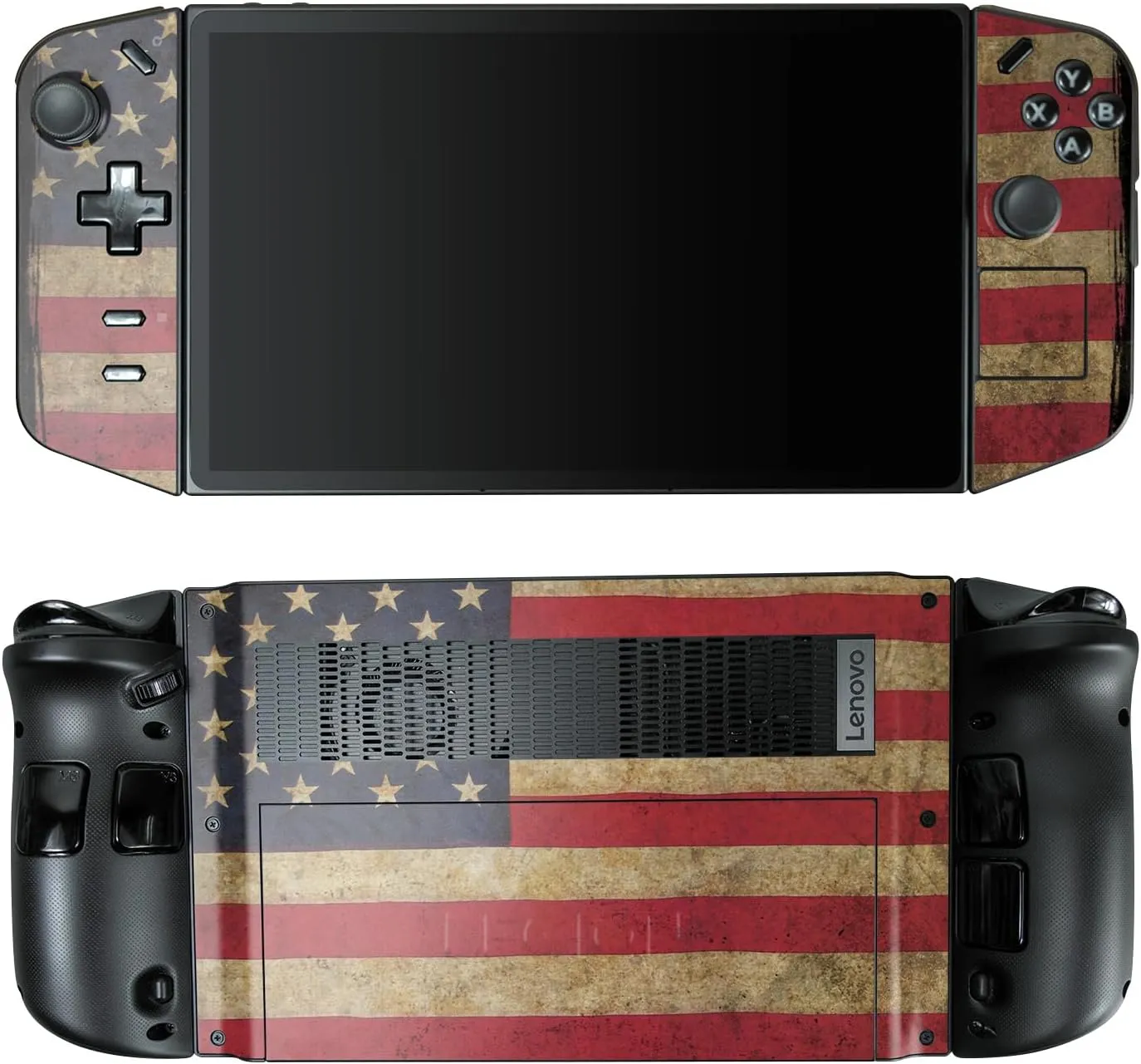 Gaming Skin Compatible with Lenovo Legion Go - Vintage Flag - Premium 3M Vinyl Protective Wrap Decal Cover - Easy to Apply | Crafted in The USA by MightySkins