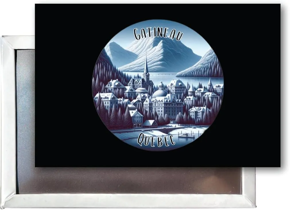 Gatineau Quebec Mementos Souvenir Refrigerator Magnet 2.5"X3.5" 4-Pack